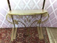 Klikněte pro detail zboží - Starý stylový konzolový stolek s mramorovou deskou